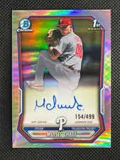 2026 Bowman Chrome baseball refractor - MOISES CHACE 1st auto /499 - Phillies