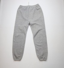 Vintage 70s 80s Streetwear Mens 1X Blank Triblend Gusset Sweatpants Joggers USA