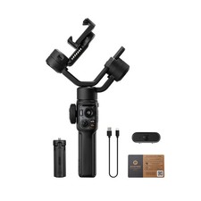 Zhiyun SMOOTH 5S AI 3-Axis Handheld Gimbal Stabilizer Combo for Smartphone, Blac