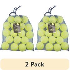 2 pack Athletic Works Pressureless Tennis Balls, 18-Pack, Training Dog Play
