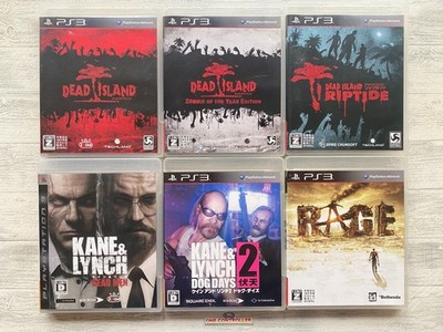 SONY PS3 Dead Island & Kane & Lynch: Dead Men & 2 & Rage set from Japan