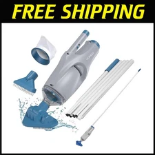 Compact Pool Vacuum Set for Spas & Pools, 60-min Runtime