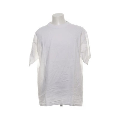 Basic Wear, T-shirt, Größe: 3XL, Weiß, Baumwolle, Einfarbig, Herren #lDc