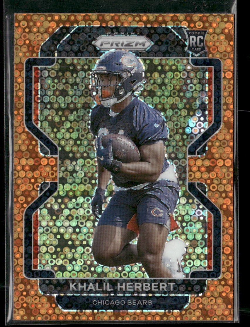 2021 Panini Prizm #425 Khalil Herbert Disco