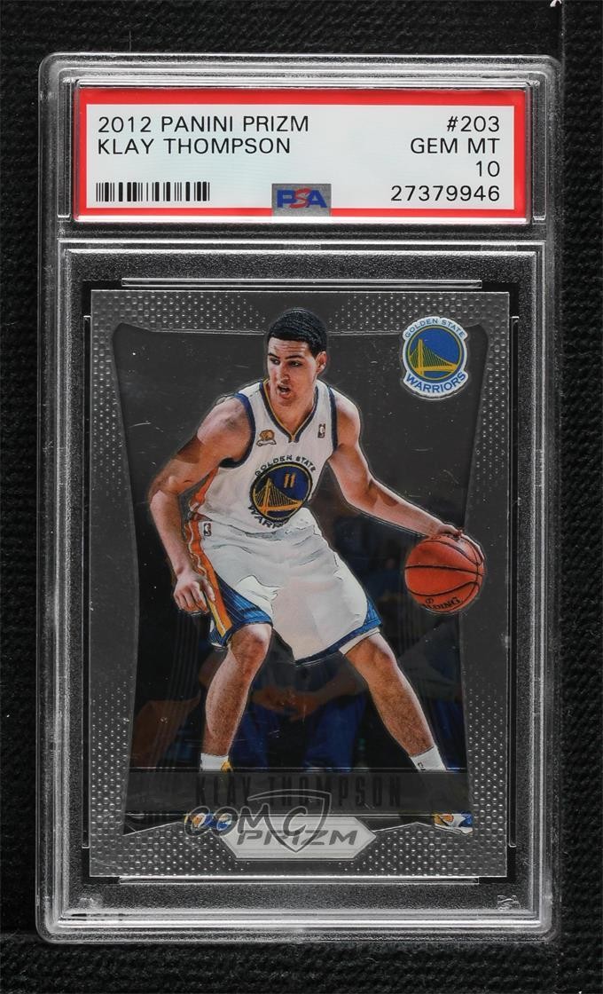 2012-13 Panini Prizm Klay Thompson #203 PSA 10 GEM MT Rookie RC 0t16