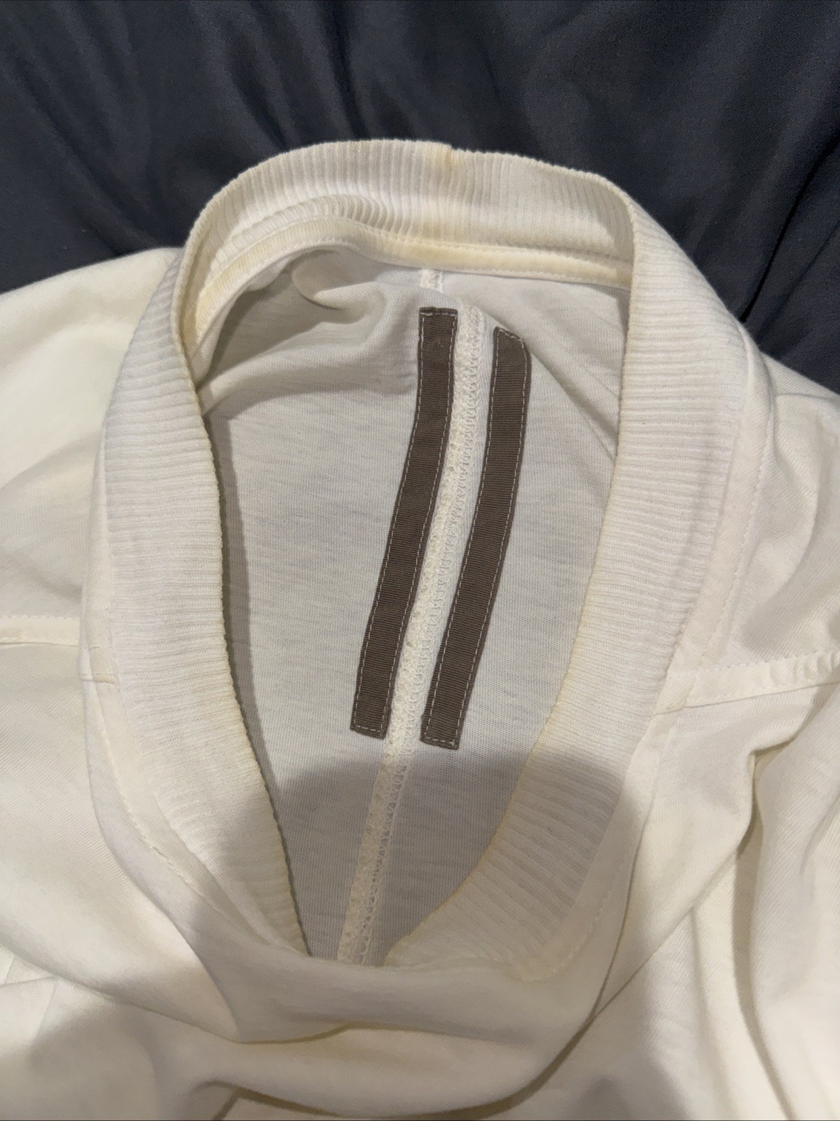 Rick Owens DRKSHDW HEAVY cotton Shortsleeve Oversized Tee Offwhite