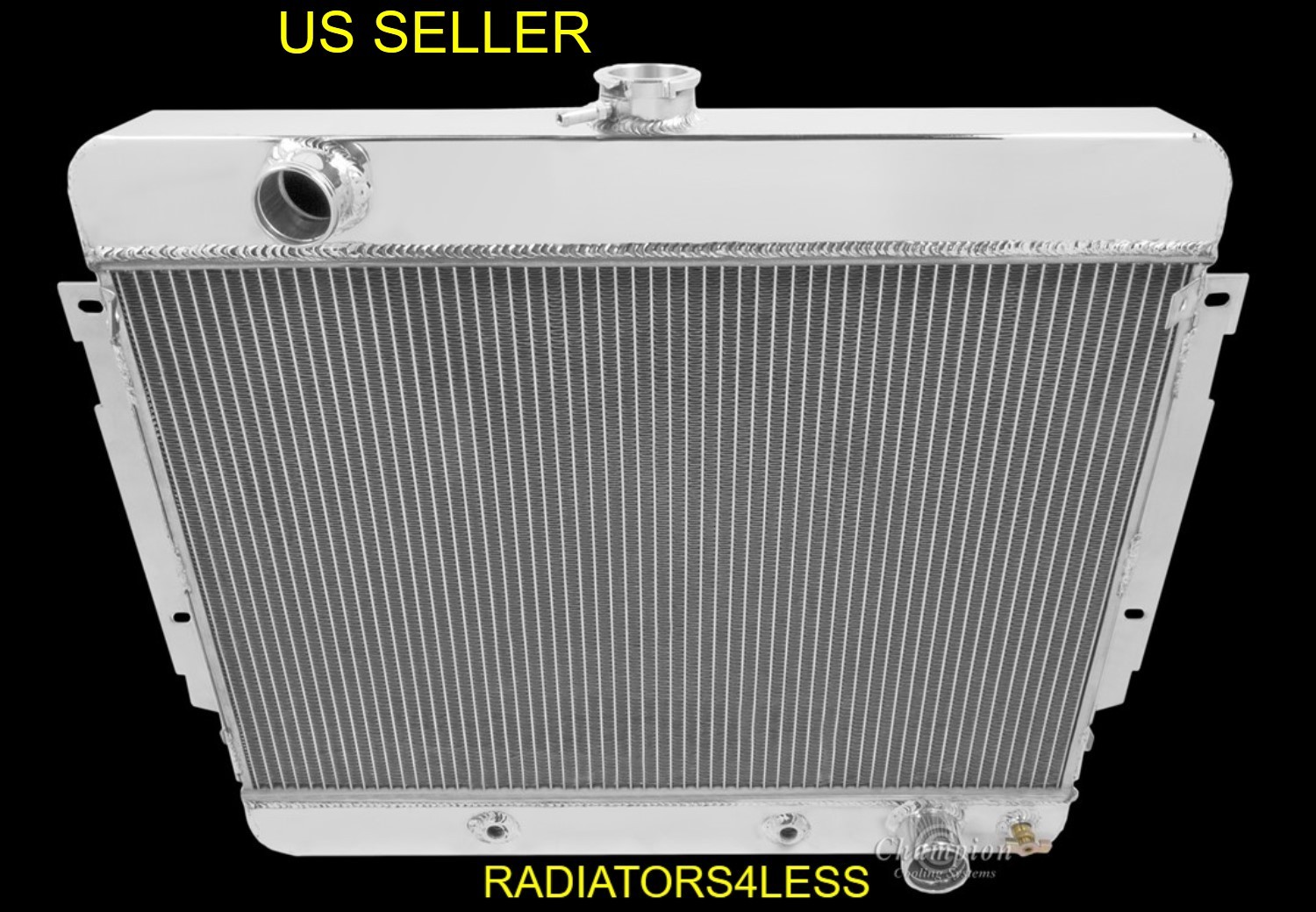 CHAMPION 4 ROW ALUMINUM RADIATOR 1969 1970 CAPRICE IMPALA BEL AIR CHEVY GM CARS