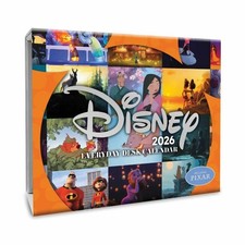 Disney Animation Desk Calendar 2026 - Entertainment - Day To View