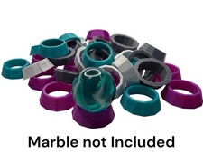 Mix Of 40 Marble Display Rings - For 1  Shooter Marbles - Lot 8312