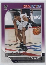 2019-20 Panini NBA Hoops Purple Jaylen Hands #242 0q3
