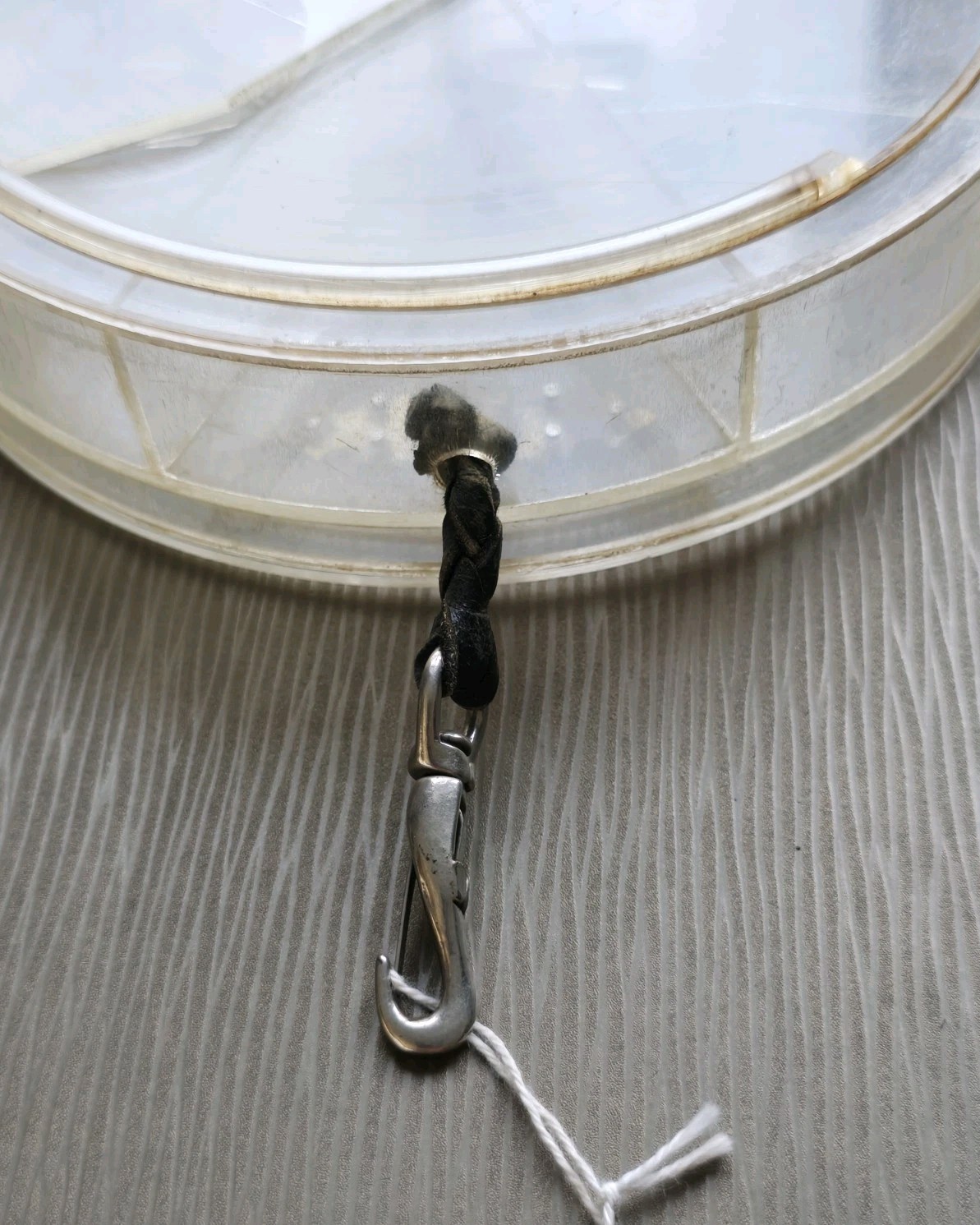 Charlie Fox Pennsylvania Fly Fisherman Custom Made Round Lucite Fly Box