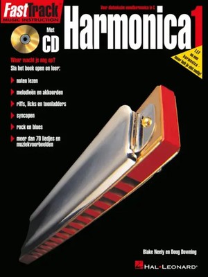 FastTrack - Harmonica 1 (NL) | Voor diatonische mondharmonica in C | Buch + CD