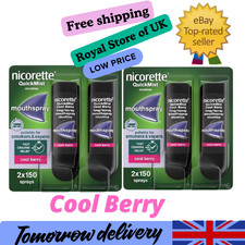 Nicorette QuickMist Cool Berry 1mg Mouthspray - Pack of 2