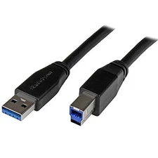 Startech 10m 30 Ft Active Usb 3.0 Usb-a To Usb-b Cable - M/m - Usb A To B Cable