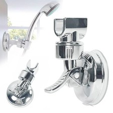 Universal Shower Head Holder 360 Adjustable Suction Cup Wall Mount ABS 10.5cm