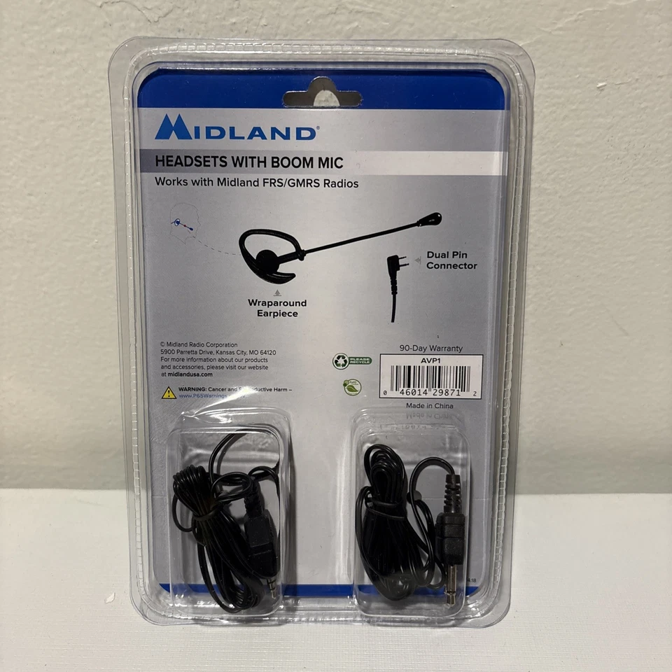 Midland AVP-1 Black Ear-Hook Headsets - Image 2 of 2