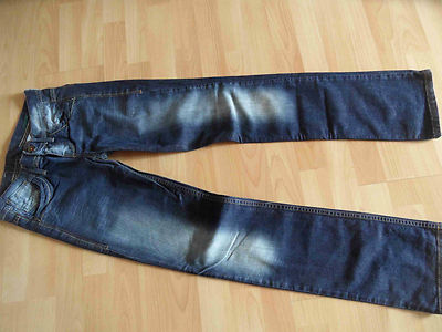 BENETTON coole used look Jeans regular straight leg Gr. 26   (CE 03-14)