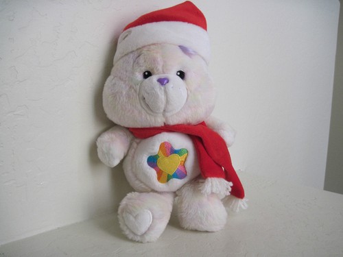 Cuidado Osos VERDADERO CORAZÓN OSO NAVIDAD 13" Peluche Animal de Peluche RARO - Imagen 2 de 5