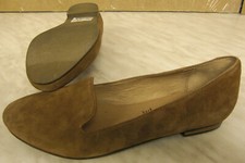 Pesaro Damen Slipper, Leder, braun, Halbschuhe, Ballerinas