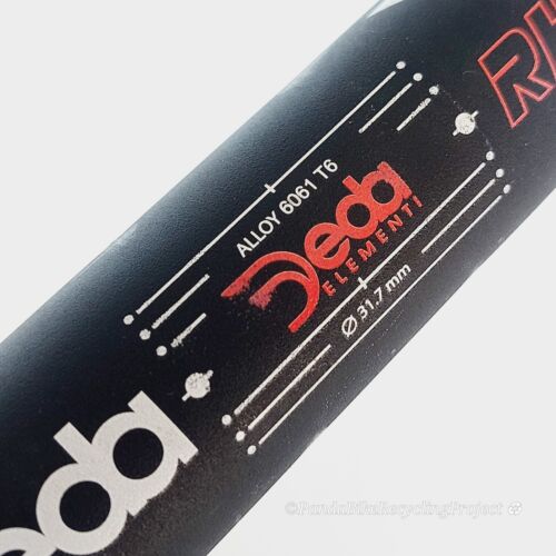 🔥 Deda Elementi RHM 02 440mm 31.7mm Drop Handlebars Black 6061 T6 Aluminium - Picture 8 of 13