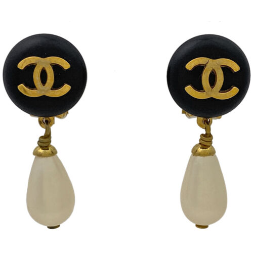 Chanel pearl swing earrings - Gem