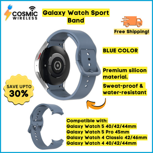 Correa de reloj deportiva de silicona para reloj Samsung Galaxy 7/6/4/5 Pro 45 mm 40 mm 44 mm - Imagen 11 de 70