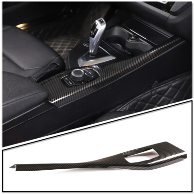 For BMW 1 2 Series F20 F21 ABS Carbon Fiber Central Control Multimedia Panel