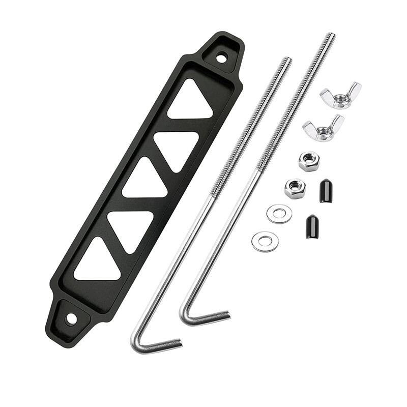 Car Battery Holder Retainer Lock Bracket Clamp Tie Down Holding for