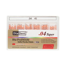 DiaDent ML114-609 Dia-ProISO GT .04 Gutta Percha Points 45 60/Box