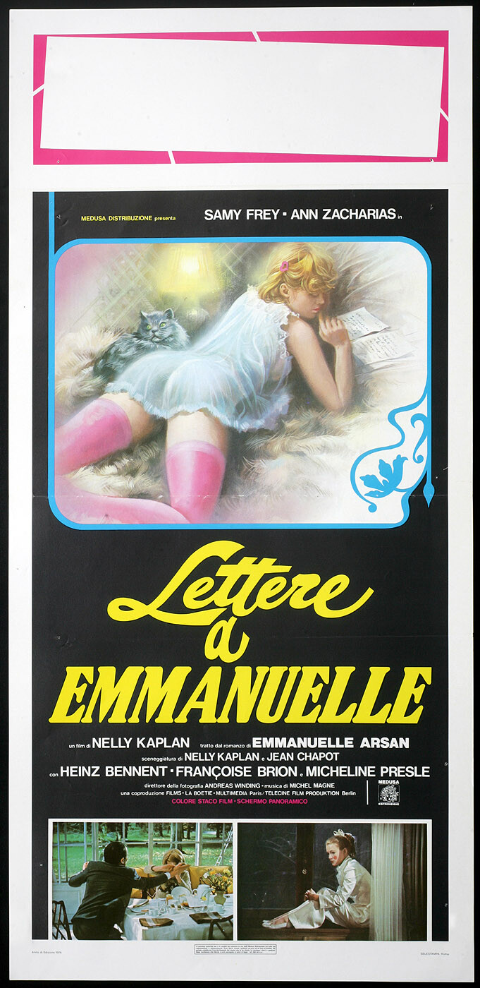 Locandina originale film Lettere a Emmanuelle (1976) - Regia di Nelly Kaplan