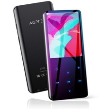 MP3 Player AGPTEK 32GB Bluetooth 5.0 MP3 Player 3D Surface Music Player Speaker