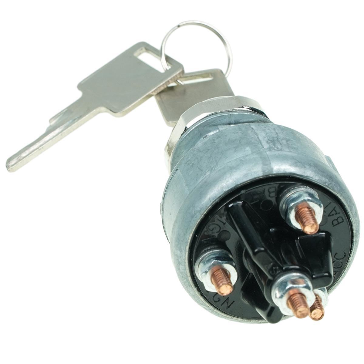 Ignition Switch w/2 Keys MG641833 for John Deere 570 6675 3375 675 4475 ...