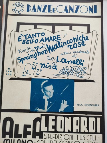 9 SPARTITI PER ORCHESTRA DI MUSICA LEGGERA, ANNI 30/40 - Foto 9 di 10