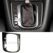 Real Carbon Fiber Gears Shift Panel Cover Trim Fits 10-14 Golf 6 MK6 #B