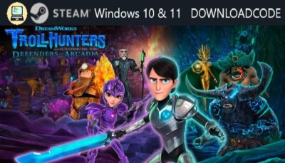 NEU PC Computer Spiel Trollhunters Defenders of Arcadia für Windows 10 11 STEAM