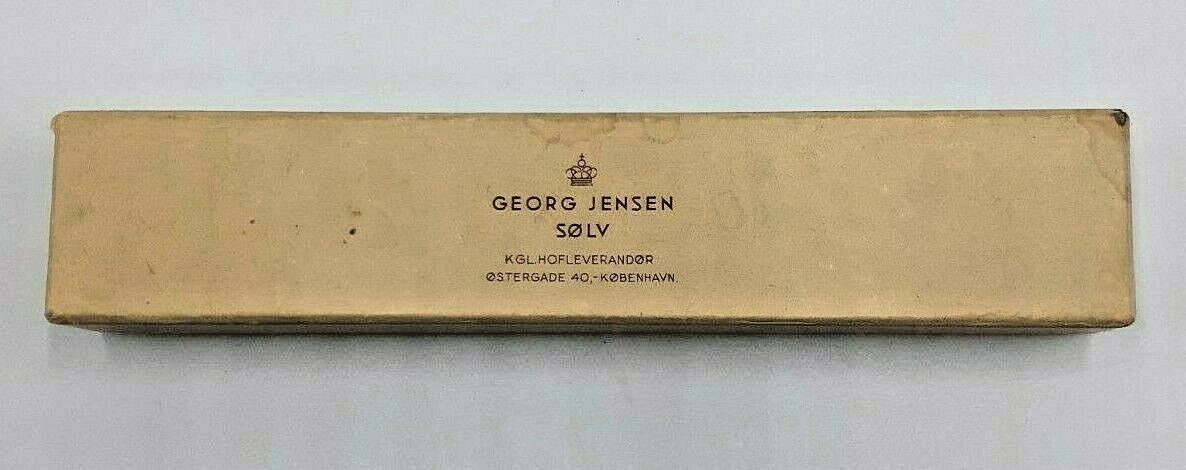 Georg George Jensen Solv Silver Empty box Silver Spoon  Empty Bo