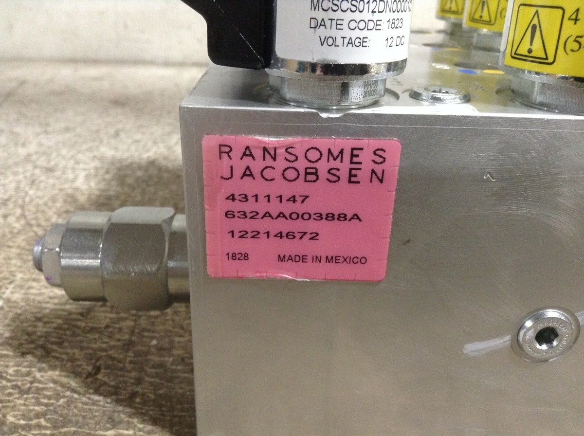 Jacobsen 4311147 Manifold Assembly 632AA00388A 300AA00021A 6034985  