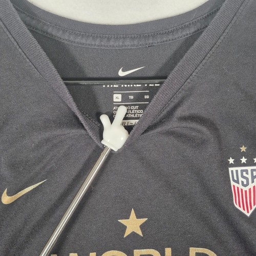 Maglia USA Donna Campioni del Mondo di Calcio 2019 Nike Dri Fit Taglia XL Atletica - Foto 3 di 4
