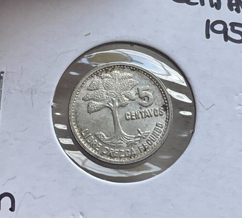 1951 Guatemala 5 Centavos - Silber - #3