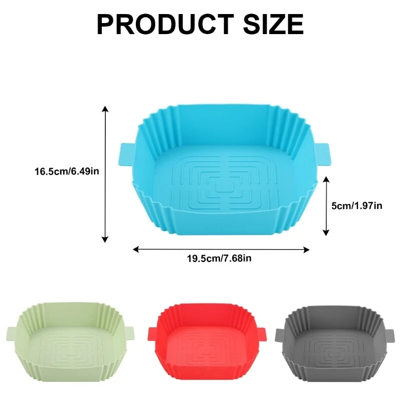 Air Fryer Basket Inserts Nonstick Liners, Cooking Mats