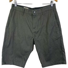VOLCOM Charcoal Heather "Frickin" Chino Shorts - Size 30