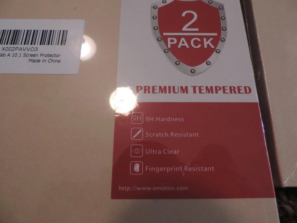 OMOTON [2 Pack] Screen Protector-Samsung Galaxy Tab A 10.1 2019 T510 and T515 - Image 4 of 4