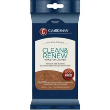 Guardsman Clean & Renew Leather Care Wipes