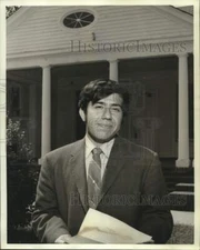 1970 Press Photo Romulus E. Zamora, Spring Hill College Student, Alabama