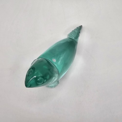 2 Vintage Art Glass Aqua SEAL Animal Figurine Paperweight 3.5 x 2” READ - Picture 12 of 23