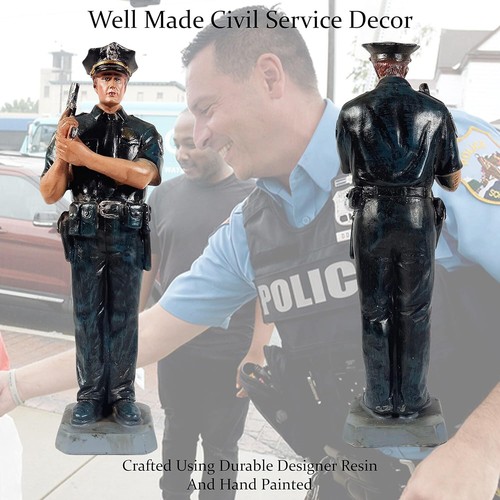 Urbalabs Police Officer Army Ranger Coasty and Kneeling Soldier Statues Desk - 第 3/6 張圖片