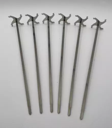 Lot of 6 Kabob Skewers Ronco Showtime Rotisserie 4000 / 5000 Replacement Parts