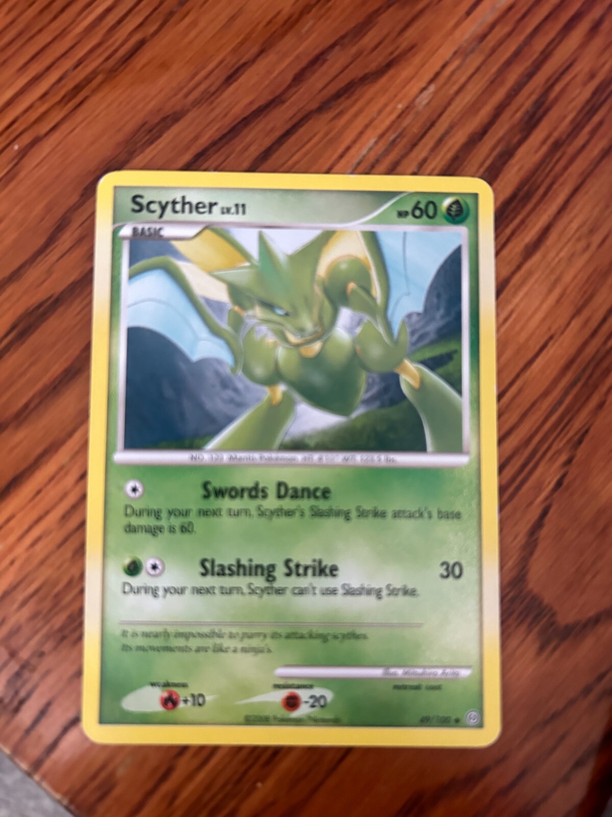SCYTHER - 49/100 - Stormfront - Pokemon Card - PL