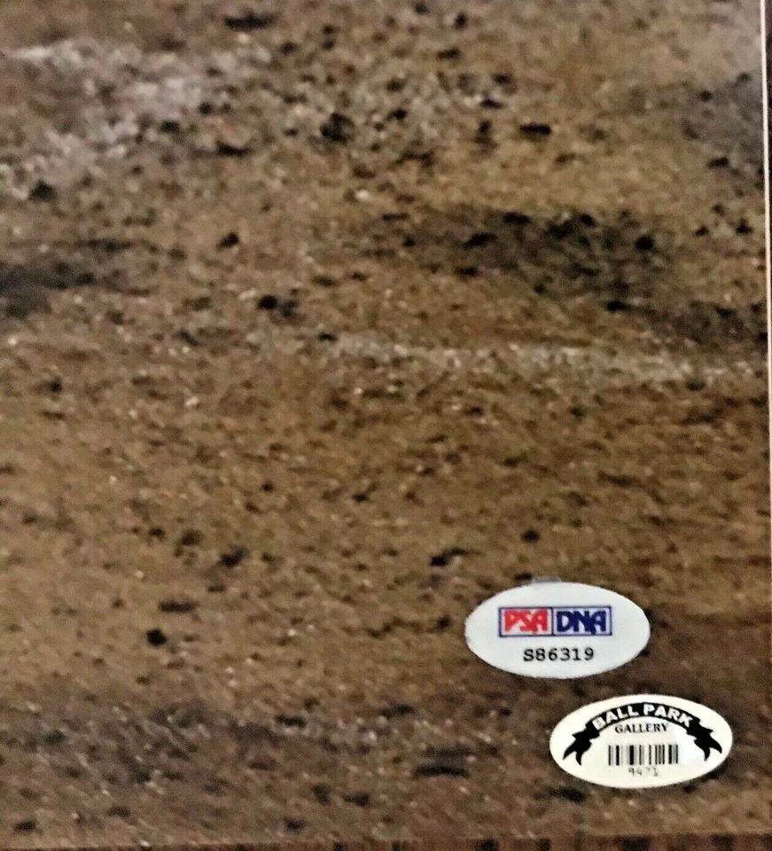 Foto firmada por Edgar Rentería 16x20 "Stat" - PSA Auth - Giants con MVP - Edición limitada Foto 3 de 4