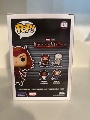 EXCLUSIVE Scarlet Witch Funko Pop #828 Wandavision Hot Topic
